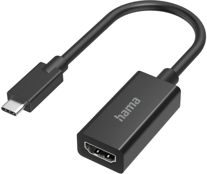 Adapter Hama USB Type-C - HDMI M/F Black (4047443445315) - obraz 1