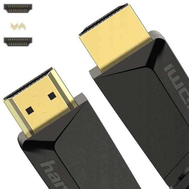 Kabel Hama HDMI - HDMI M/M 15 m Black (4047443392800) - obraz 2