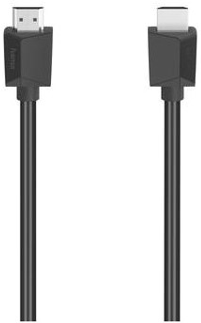 Kabel Hama HDM - HDMI M/M 0.75 m Black (4047443439178) - obraz 1