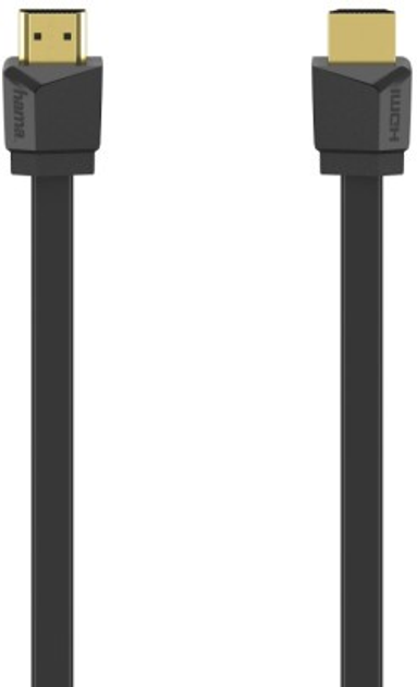 Kabel Hama Flexi-slim High-Speed HDMI 4K HDMI - HDMI M/M 1.5 m Black (4047443439512) - obraz 1
