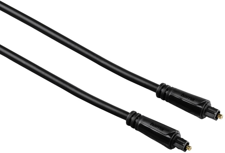 Kabel Hama ODT Metal Toslink - Toslink M/M 1.5 m Black (4047443438492) - obraz 1