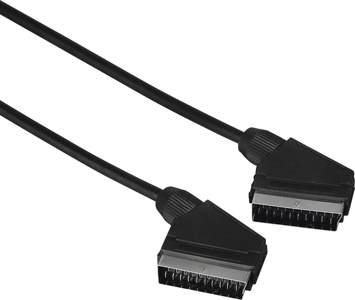 Kabel Hama Scart M/M 1.5 m Black (4047443432407) - obraz 1