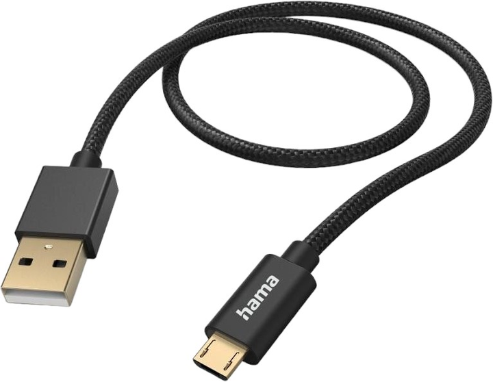 Kabel Hama USB 2.0 Type A - USB Type B M/M 1.5 m Black (4047443443694) - obraz 1