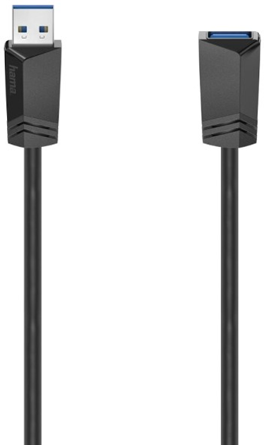 Кабель Hama USB Type A M/F 3 м Black (4047443443762) - зображення 1
