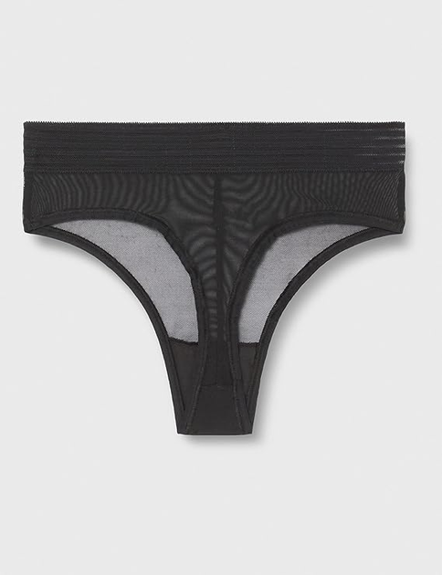 Трусики Стринги Triumph Tempting Sheer Highleg String 0004 S черный - изображение 3