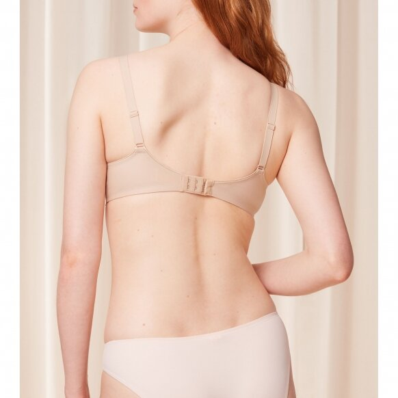 Бюстгальтер с Уплотнённой чашкой Triumph Modern Lace+Cotton WP 00EP 75B бежевый - изображение 2