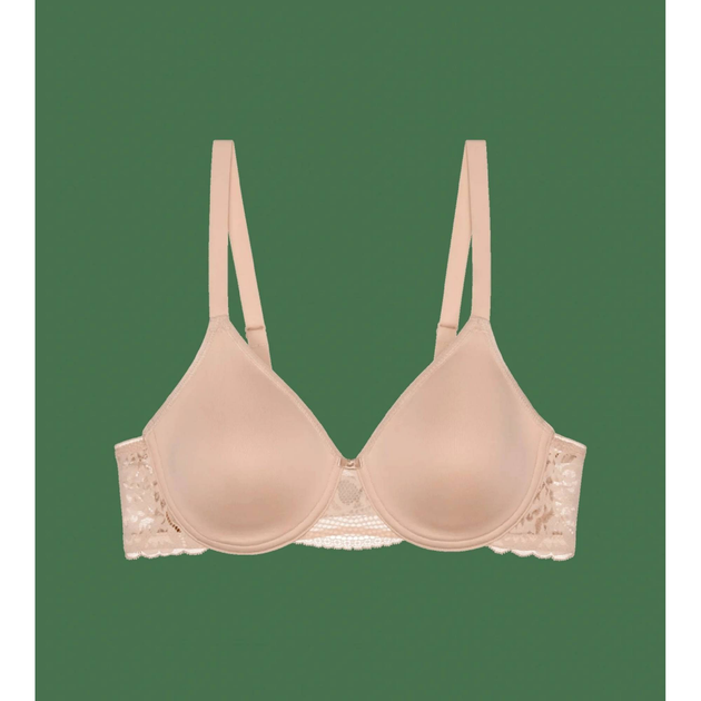 Бюстгальтер с Уплотнённой чашкой Triumph Modern Lace+Cotton WP 00EP 75B бежевый - изображение 5