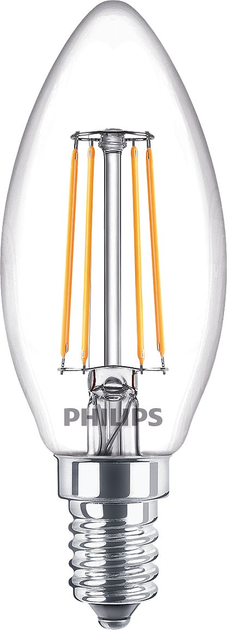 Zestaw żarówek LED Philips Classic B35 E14 4.3W 6 szt Warm White (8718696775035) - obraz 2