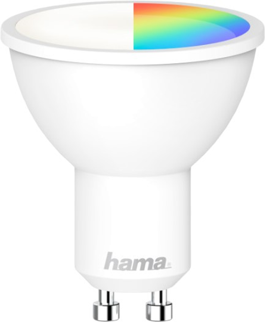 Світлодіодна лампа Hama Wifi GU10 5.5W RGB + CCT White (4047443469021) - зображення 1