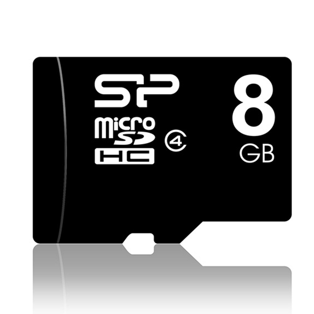 Карта памяти Silicon Power microSDHC 8GB W-4 MB/s, R-4 MB/s Class 4 (SP008GBSTH004V10SP) + SD Adapter - изображение 2