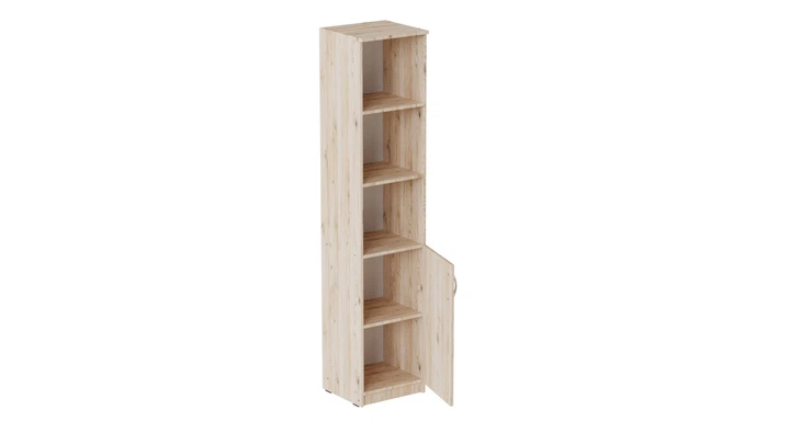 Пенал Анжело Ferrum-decor на 4 полиці з 1 дверима 1900x400x380 ДСП Дуб Сан-Марино 16 мм (ANG1015) - зображення 2