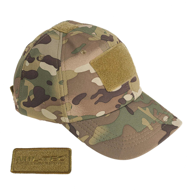 Бейсболка тактична тепла MIL-TEC SoftShell Baseball Cap Multicam - изображение 2