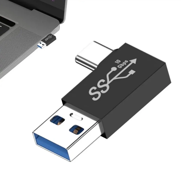 Переходник адаптер угловой Type С - USB 3.1 (M/M) eXpert Type-10 Metal (48716) - изображение 2