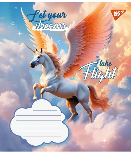 Зошит шкільний Yes Let your dreams 12 аркушів клітинка набір 25шт - Фото 3 Зошит шкільний Yes Let your dreams 12 аркушів клітинка набір 25шт - зображення 3