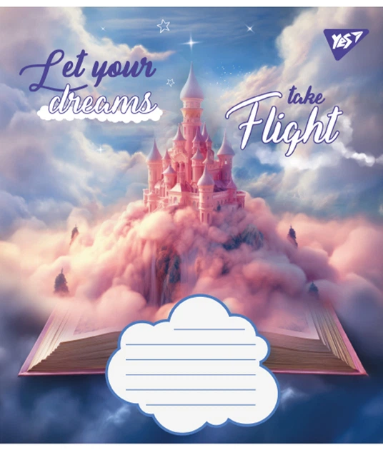 Зошит шкільний Yes Let your dreams 12 аркушів клітинка набір 25шт - Фото 6 Зошит шкільний Yes Let your dreams 12 аркушів клітинка набір 25шт - зображення 6