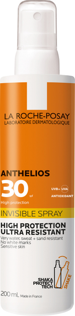 Spray przeciwsłoneczny La Roche Posay Anthelios Invisible Spray SPF30 200 ml (3337875696821) - obraz 1