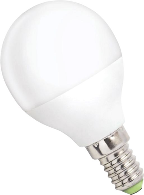 Світлодіодна лампа Spectrum 7W 6500K 230V E14 Cold White Куля (5907418756909) - зображення 1