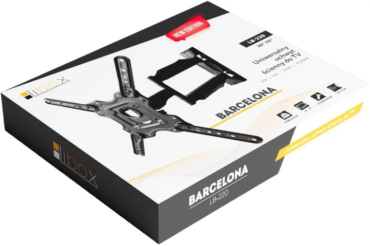 Настінне кріплення Libox LB-220 Barcelona 23-55" (UCH-LCD-0035) - зображення 3