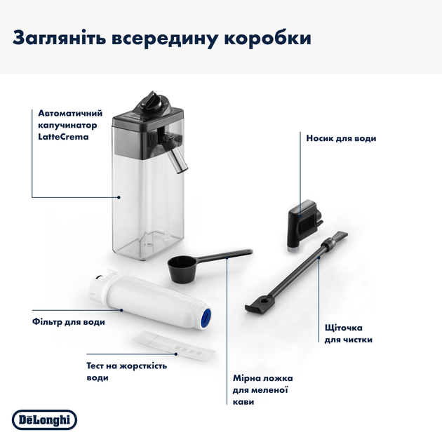 Кавомашина DELONGHI Dinamica Plus ECAM370.70.B - зображення 14