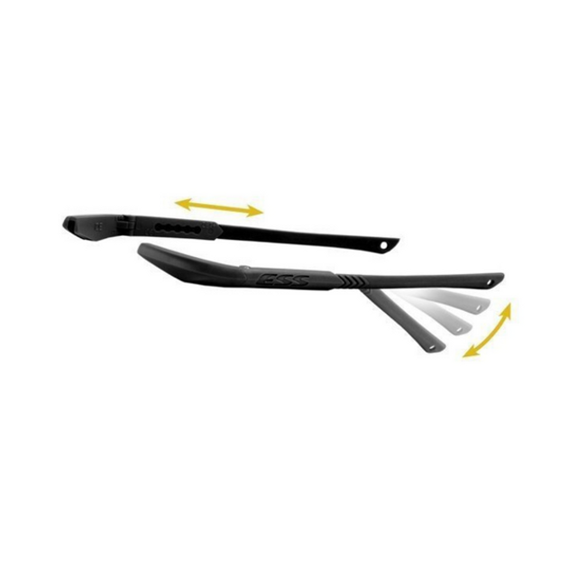 Тактичні окуляри ESS Ice / 1 лінза - чорні - зображення 2