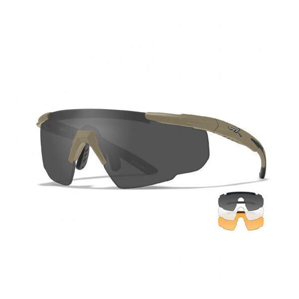 Тактические очки Wiley X Saber Advanced / 3 линзы – койот - изображение 1