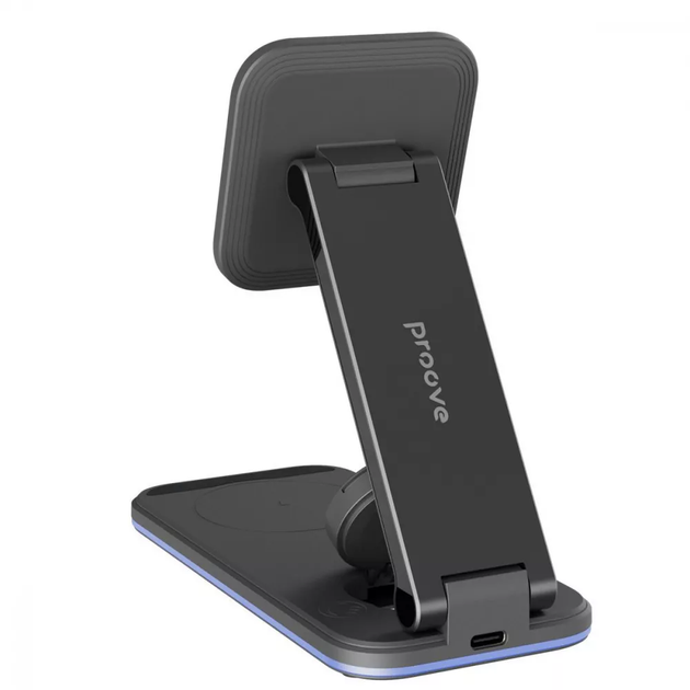 Беспроводное зарядное устройство Proove Energy Fold 3 in 1 Black - изображение 4