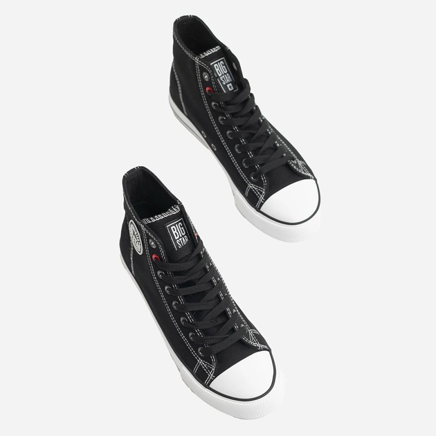 Trampki damskie wysokie Big Star JJ274A502 39 Czarne (5900714489762) - obraz 3