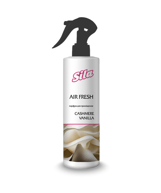 Упаковка освежитель воздуха Sila Air Fresh Cashmere vanilla ароматизатор духов для помещения 400 мл х 12 шт. - Фото 2 Упаковка освежитель воздуха Sila Air Fresh Cashmere vanilla ароматизатор духов для помещения 400 мл х 12 шт. - изображение 2
