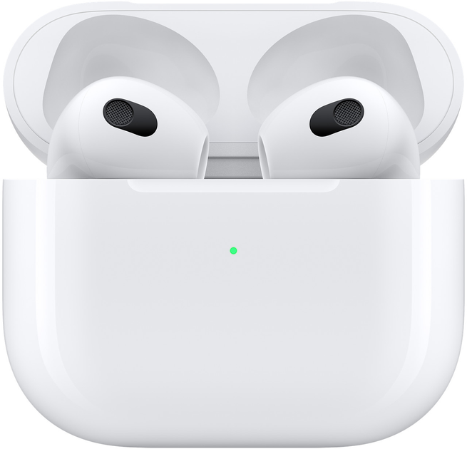 Навушники Apple AirPods 3 with Charging Case (Gen 2) White (APL_MPNY3A) - зображення 2