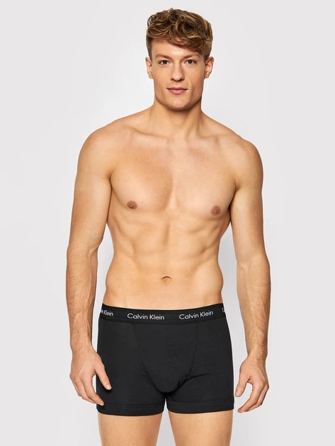 Zestaw majtek męskich typu bokserki Calvin Klein Underwear 000NB2970A-7V1 XL 3 szt Czarny (8719854639589) - obraz 3