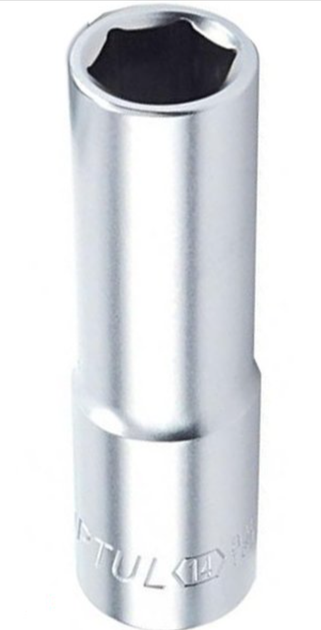 Головка торцевая длинная 1/2" 13мм TOPTUL BAEE1613 - Фото 1 Головка торцевая длинная 1/2" 13мм TOPTUL BAEE1613 - изображение 1