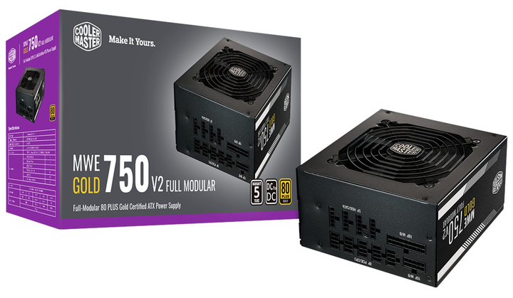 Zasilacz Cooler Master MWE Gold V2 750W (MPE-7501-AFAAG-3EU) - obraz 4