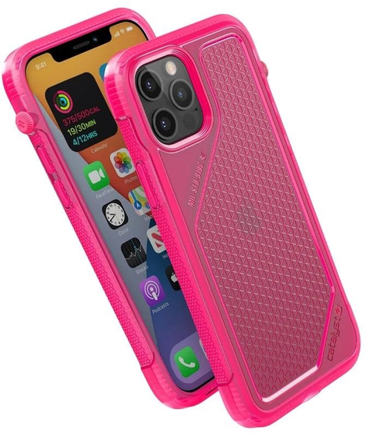 Панель Catalyst Vibe для Apple iPhone 12/12 Pro Pink/Transparent (CATVIBE12PNKM) - зображення 1