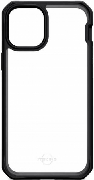 Etui plecki Itskins Hybrid Solid do Apple iPhone 12 mini Black (AP2G-HYBSO-PBTR) - obraz 2