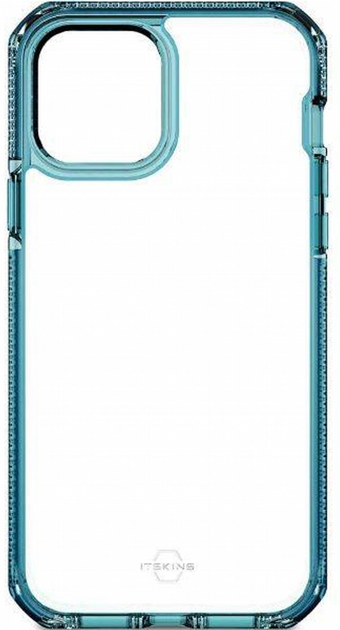 Etui plecki Itskins Supreme Clear do Apple iPhone 12/12 Pro Blue/Transparent (AP3P-SUPIC-PATR) - obraz 1