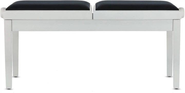 Подвійна банкетка для фортепіано GEWA Deluxe Double White Matt (G-130220) - зображення 12