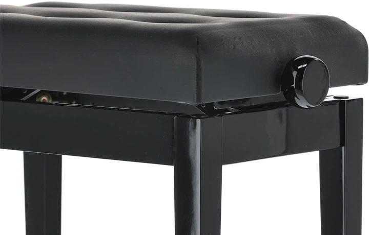 Банкетка для фортепиано GEWA Deluxe Leather Black High Gloss (G-130300) - изображение 3