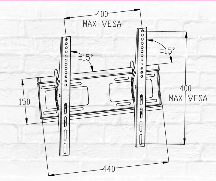 Комплект для установки ТВ с полкой для тюнера ElectricLight 13w907st-White белый - Фото 4 Комплект для установки ТВ с полкой для тюнера ElectricLight 13w907st-White белый - изображение 4