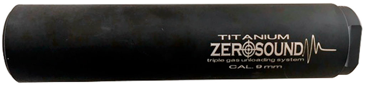 Глушник Zero Sound TITANium кал. 9 мм. Різьба М15х1 - зображення 1
