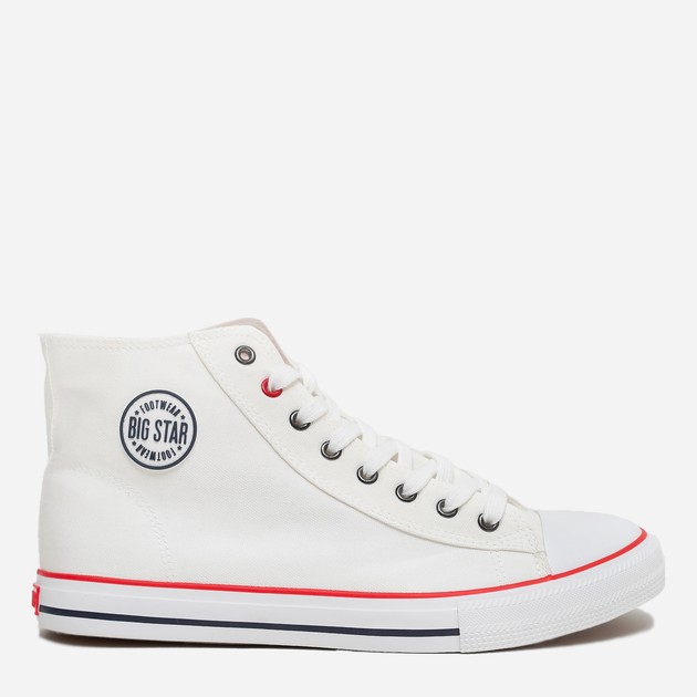 Trampki damskie wysokie Big Star JJ274A505 40 Białe (5900714489953) - obraz 1