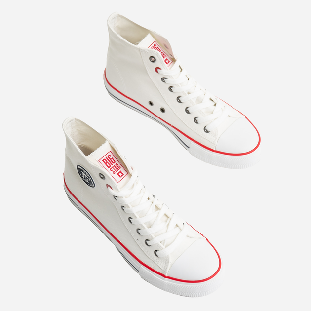 Trampki damskie wysokie Big Star JJ274A505 40 Białe (5900714489953) - obraz 2