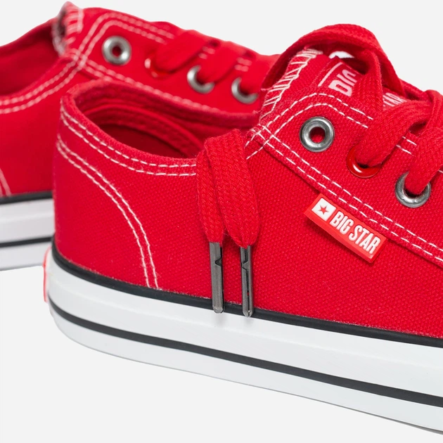 Trampki damskie do kostki Big Star JJ274A530 37 Czerwone (5900714612436) - obraz 4