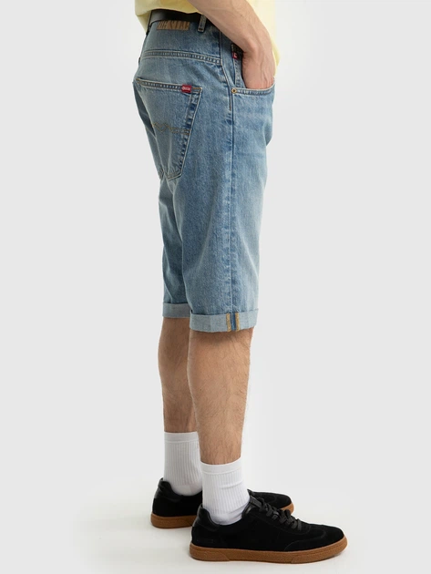 Шорти джинсові довгі чоловічі Big Star Conner W29 Блакитні (5900714525439) - зображення 3