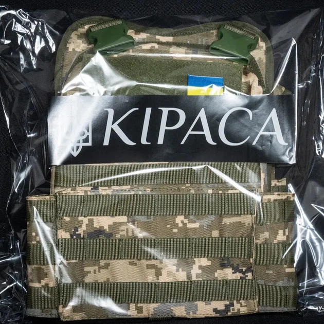 Плитоноска тактическая кордура Kirasa пиксель(KI104-1) - изображение 6