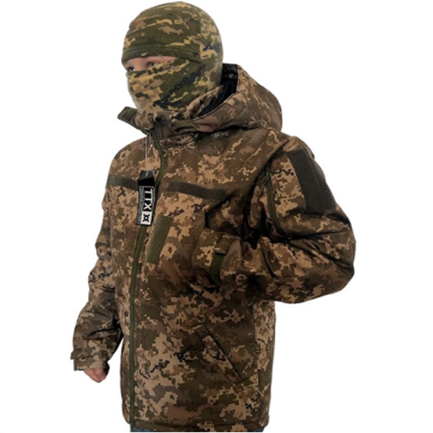 Куртка військова зимова Softshell піксель (50) (LE325250) - зображення 1