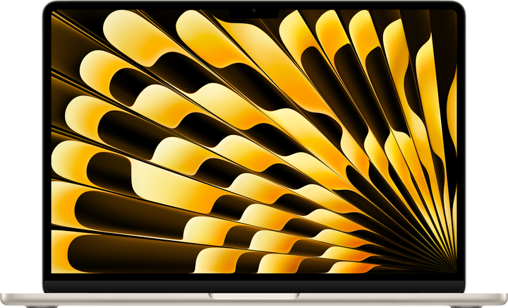 Laptop Apple MacBook Air 13.6" M3 8/256GB 2024 (MRXT3KS/A) Starlight - obraz 1