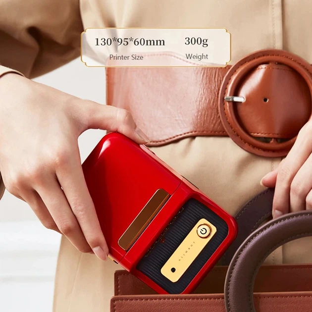 Портативный мини-принтер Niimbot B1 для печати этикеток Bluetooth Red - изображение 12