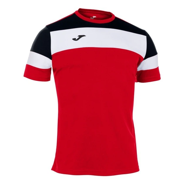 Футболка Joma CREW IV T-SHIRT RED-BLACK S/S красный M 101534.601 M - Фото 1 Футболка Joma CREW IV T-SHIRT RED-BLACK S/S красный M 101534.601 M - изображение 1