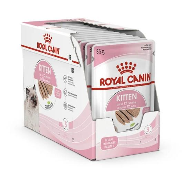 Купить корм для котят Royal Canin Kitten в паштете - Интернет-зоомагазин Zoolove