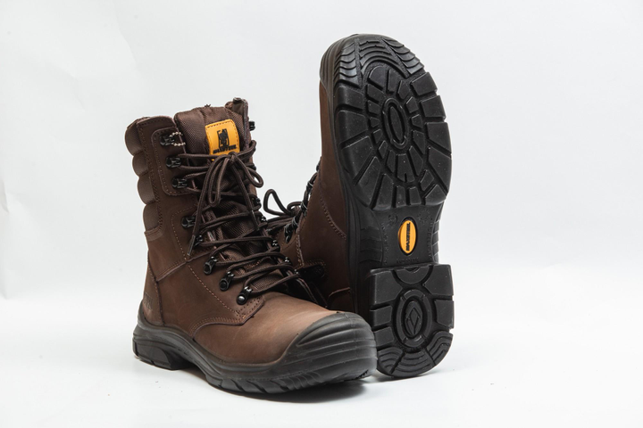 Берцы тактические. Мужские боевые ботинки с водостойкой мембраной Maxsteel Waterproof Brown 40 (258мм) коричневые - изображение 1